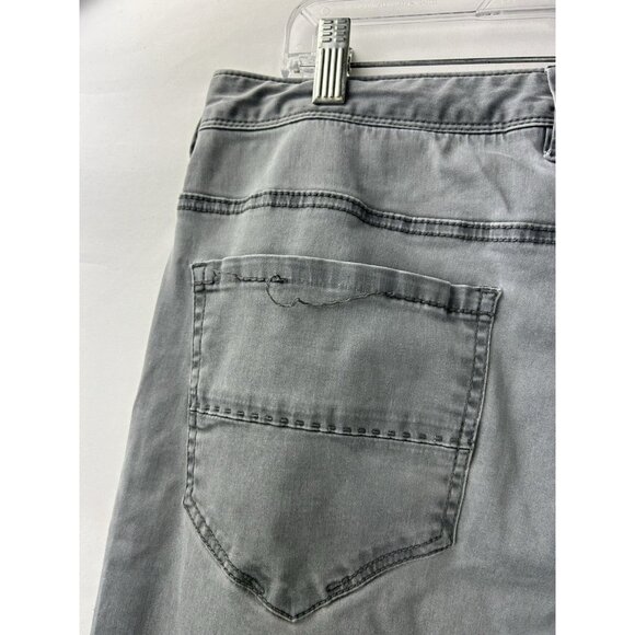 Tommy Bahama Pants Mens 35x32 Gray Flat Front Stretch Chino Casual Relaxed Fit - Picture 15 of 16